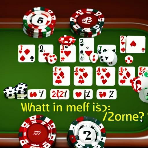 Poker scoring chart